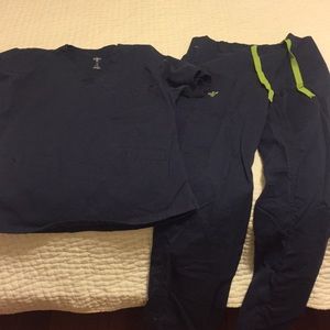 Navy scrubs